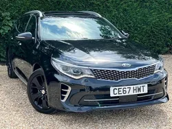 Black Used 2017 Kia Optima GT-Line S Estate | £8,997 (Fair price)
