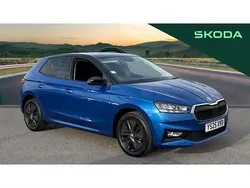 Blue Used 2025 Skoda Fabia Design Edition Hatchback | £17,560 (Fair price)