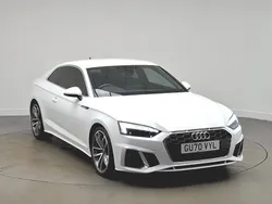 White Used 2020 Audi A5 S-Line Coupe | £20,998 (Fair price)