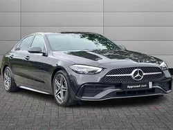 Grey Used 2024 Mercedes C200 AMG line Sedan | £31,195 (Fair price)
