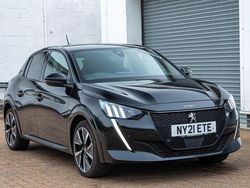 Black Used 2021 Peugeot e-208 Premium Hatchback | £10,485 (Fair price)