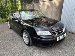 Black Used 2007 Saab 9-3 Cabriolet Linear Cabriolet | £2,995