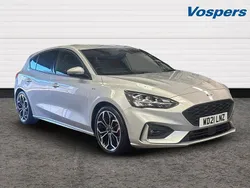 Silver Used 2021 Ford Focus ST-Line X Hatchback | £14,400 (Fair price)