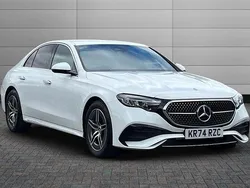 Opalite white bright Used 2024 Mercedes E200 AMG line Sedan | £49,250 (A bit pricey)