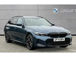 Arctic race blue Used 2025 BMW 320 M Sport Estate | £37,250 (Expensive)
