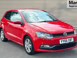 Red Used 2016 VW Polo Match Hatchback | £7,479 (Fair price)