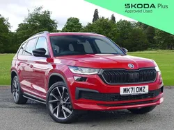 Red Used 2021 Skoda Kodiaq SportLine SUV | £27,995 (Fair price)