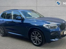 Blue Used 2021 BMW X3 M Sport SUV | £29,749 (Fair price)