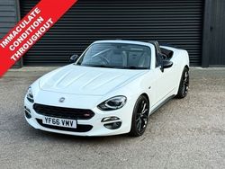 White Used 2016 Fiat 124 Lusso Plus Cabriolet | £9,390 (Fair price)