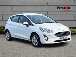 White Used 2018 Ford Fiesta Zetec Hatchback | £9,995 (A bit pricey)