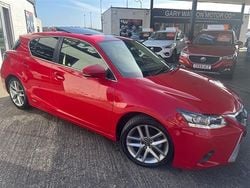 Red Used 2015 Lexus CT200h Hatchback | £11,995 (A bit pricey)