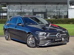 Grey Used 2024 Mercedes C200 AMG line Estate | £31,300 (Fair price)