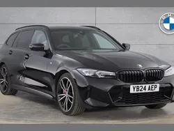 Black Used 2024 BMW 320 M Sport Estate | £35,555 (Expensive)