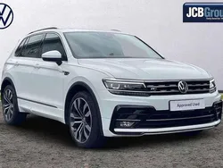 White Used 2018 VW Tiguan R-line SUV | £20,495 (A bit pricey)