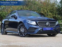 Blue Used 2017 Mercedes E400 AMG Line Premium Plus Coupe | £26,989