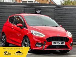 Red Used 2018 Ford Fiesta ST-Line X Hatchback | £7,799 (A bit pricey)