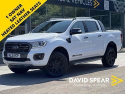 Frozen white (solid paint) Used 2021 Ford Ranger Wildtrack Pickup | £17,990 (Fair price)