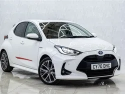 White Used 2020 Toyota Yaris Hatchback | £13,995 (A bit pricey)