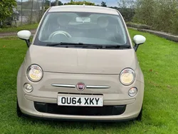 Beige Used 2014 Fiat 500 Lounge Hatchback | £3,995 (Good price)