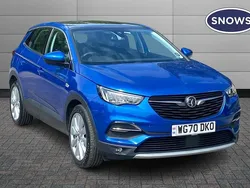 Topaz blue Used 2020 Vauxhall Grandland X Elite SUV | £11,966