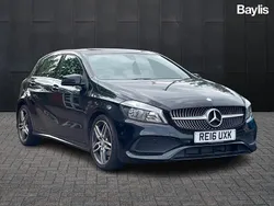 Black Used 2016 Mercedes A180 Executive Hatchback | £13,999 (Fair price)