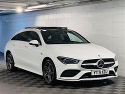 White Used 2021 Mercedes CLA250 AMG Line Premium Plus Sedan | £13,989