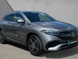 Mountain grey metallic Used 2021 Mercedes EQA350 AMG line SUV | £23,188 (Fair price)