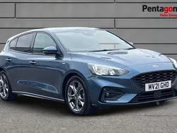 Blue Used 2021 Ford Focus ST-Line Hatchback | £13,495 (Good price)
