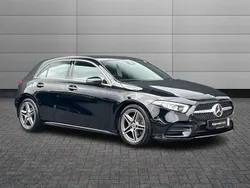 Black Used 2018 Mercedes A180 AMG line Hatchback | £17,195 (Fair price)