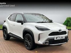 Platinum white pearl Used 2021 Toyota Yaris Hybrid SUV | £20,290 (Good price)