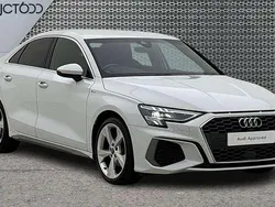 White Used 2023 Audi A3 S-Line Sedan | £23,500 (Fair price)