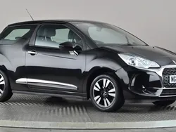 Black Used 2017 DS Automobiles DS3 Chic Hatchback | £6,798 (Fair price)