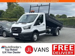 Frozen white (solid colour) Used 2022 Ford Transit | £17,750 (Expensive)