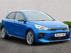 Blue Used 2023 Kia Rio 4 Hatchback | £17,200 (Fair price)