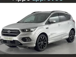Silver Used 2018 Ford Kuga ST-Line X SUV | £12,920 (Fair price)