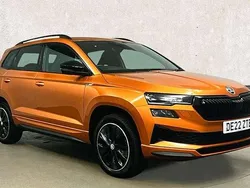 Orange Used 2022 Skoda Karoq SportLine SUV | £26,311 (Fair price)