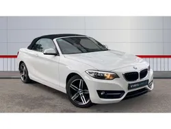 White Used 2017 BMW 218 Sport Line Cabriolet | £13,411 (Fair price)