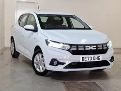 White Used 2023 Dacia Sandero Expression Hatchback | £12,798 (Fair price)