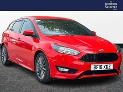 Red Used 2018 Ford Focus ST-Line Hatchback | £9,690 (Good price)