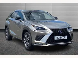 Sonic titanium Used 2018 Lexus NX300h Sport Line SUV | £19,550 (Fair price)