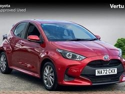 Red Used 2022 Toyota Yaris Hybrid Hatchback | £16,376 (Good price)
