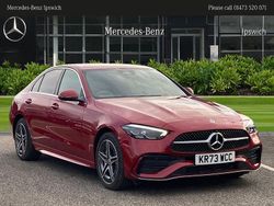 Manufaktur patagonia red Used 2023 Mercedes C300e AMG line Sedan | £31,999 (Fair price)