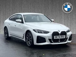 White Used 2024 BMW 420 Gran Coupé M Sport Coupe | £32,234 (Good price)