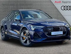 Blue Used 2022 Audi e-tron Sportback Advanced SUV | £34,994