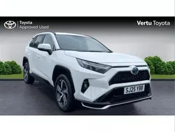 White Used 2025 Toyota RAV4 Hybrid Design SUV | £39,995 (A bit pricey)