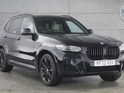 Black Used 2022 BMW X3 M Sport SUV | £37,490 (Expensive)