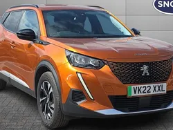 Orange Used 2022 Peugeot e-2008 Allure Premium SUV | £12,437 (Fair price)
