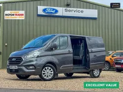 Grey Used 2022 Ford Transit Custom Limited Van | £24,449 (Fair price)