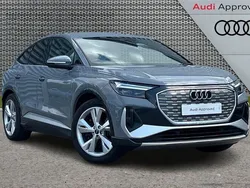 Grey Used 2022 Audi Q4 Sportback e-tron S-Line SUV | £26,295
