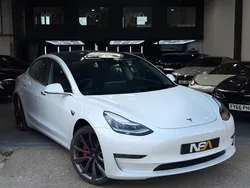 White Used 2020 Tesla Model 3 Performance Sedan | £17,495 (Super price)